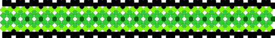 Harlequin x base cuff - black, cuff, freak circus, green, harlequin, tfc, x base