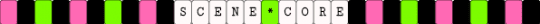 Scene core single (read desc) - green,pink,scene,scenecore,black,star,single,kandi