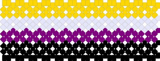non-binary x base cuff - yellow,pink,nonbinary,pride,white,purple,black,cuff,xbase