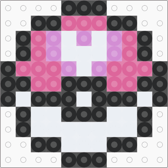 small love ball - white,pink