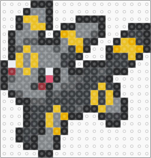 Umbreon - black,gray,yellow