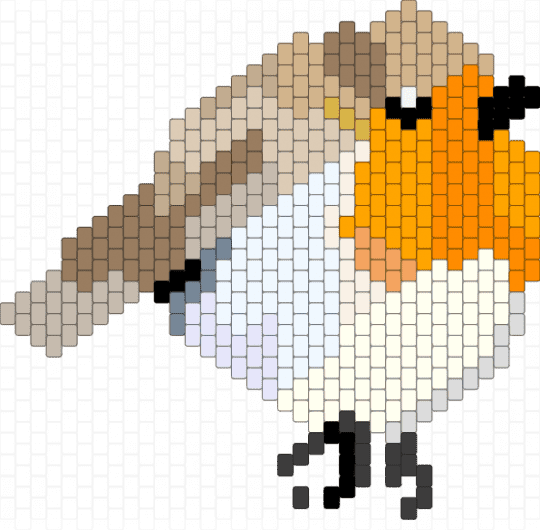 borb - beige, orange, tan