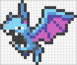 42- Golbat - golbat,pokemon,character,gaming,blue,light blue,purple