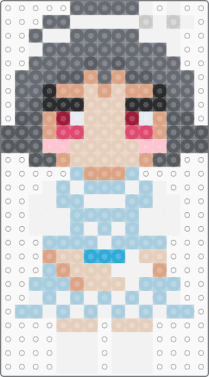 ♬⋆.˚ Tomo ebizuka girls band cry - gray,beige,light blue,girlsbandcry,tomo ebizuka,gbc,anime,band,togenashi togeari