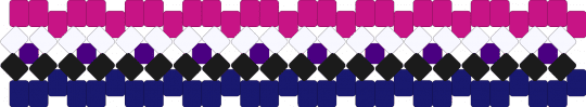 genderfluid x-base cuff - cuff, gay, genderfluid, pink, pride, purple, queer, transgender, x base, xbase