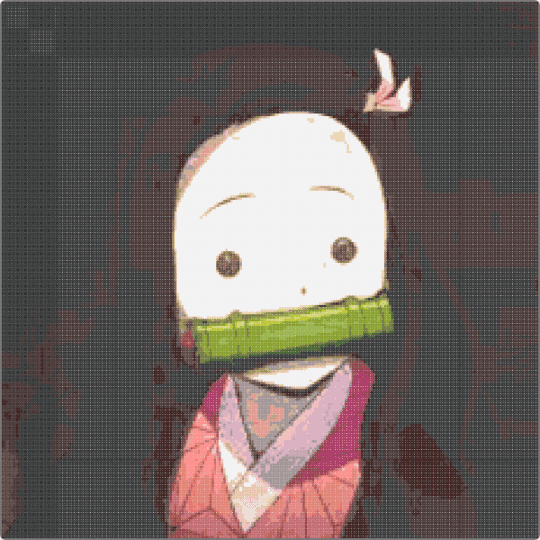 nezuko - black,brown