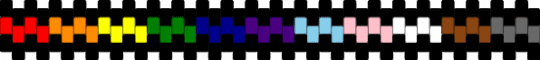 Pride choker - black,red,purple