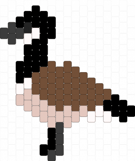 Canadian goose charm - tan,beige,bird,birds,goose,canadian goose,charm