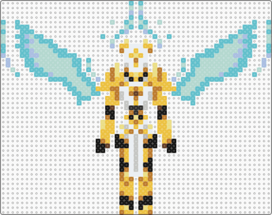 Gabriel Ultrakill - teal,light blue,yellow,ultrakill,gabriel