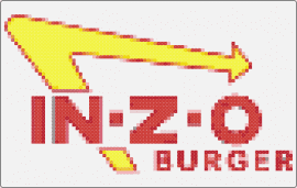 inzo burger - inzo,innout,dj,burger,mashup,restaurant,edm,music,eclectic,zest,yellow,red