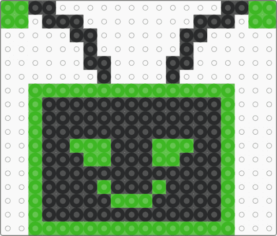 Vee - green,black