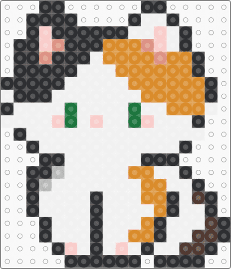 Calico Cat - white,orange