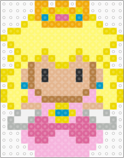 princess peach - yellow,pink,beige