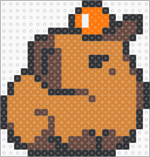 capybara - orange
