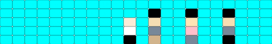 weezer ladder stitch :p - light blue