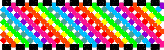 Rainbow xbase - red,green,light blue,pink,rainbow,orange,yellow,blue,purple