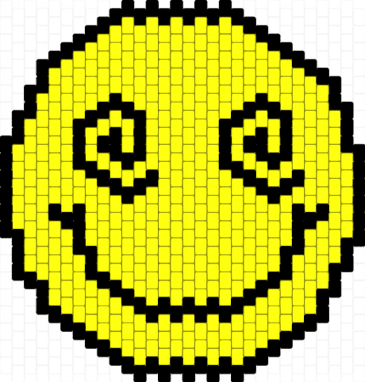 Wasteland Country happy face - black,yellow,tapestry,smile,face,moonwalker,punk