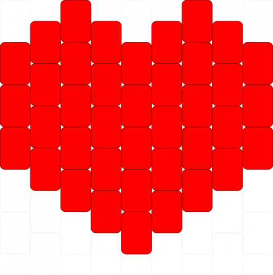 the soul from deltarune - deltarune, heart, red