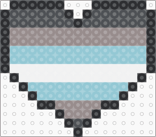 Demiboy heart ( no repost ) - gray,light blue,pride,demiboy pride