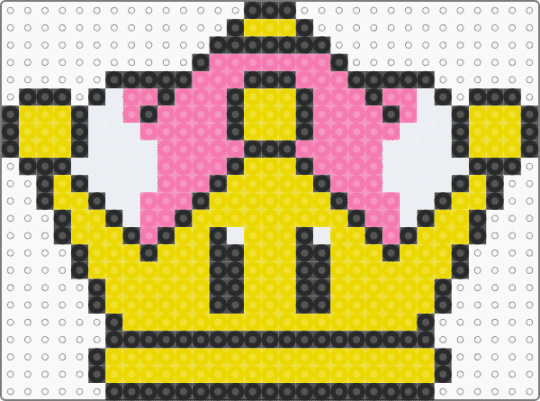 Super Crown - crown,mario,nintendo,super crown,video game,gaming,yellow,pink