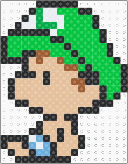 Baby Luigi - green,beige