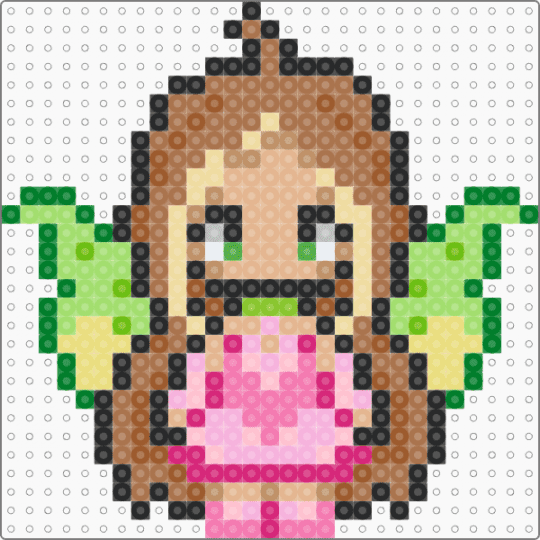 Winx Flora - green,tan,pink