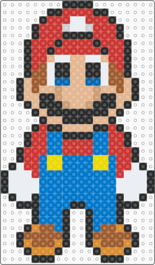 Mario - red,blue,beige