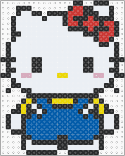 Hello Kitty - white,blue