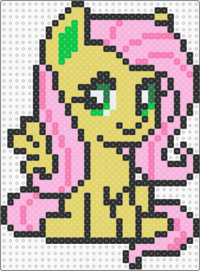 Fluttershy - yellow,pink