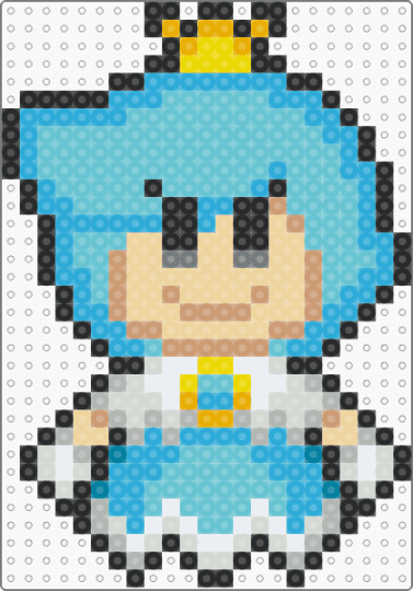 Sky-Blue Sprixie - light blue,beige