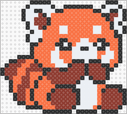 Red Panda - red,orange