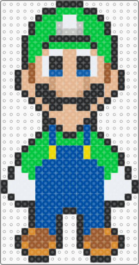 Luigi - beige,green,blue