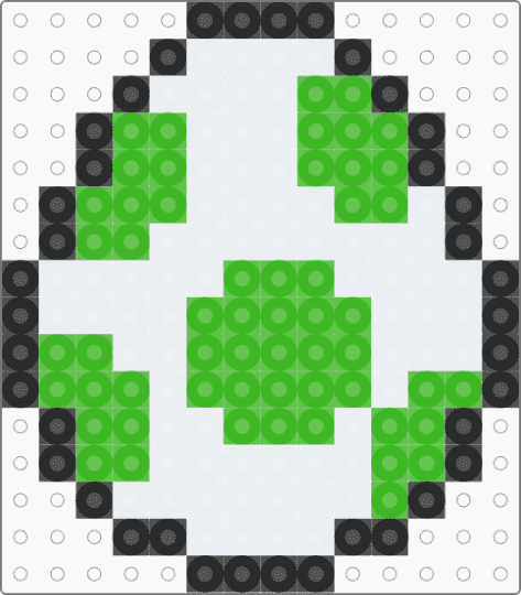 Yoshi Egg - green,white