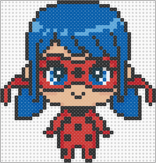 Miraculous Ladybug - blue,red