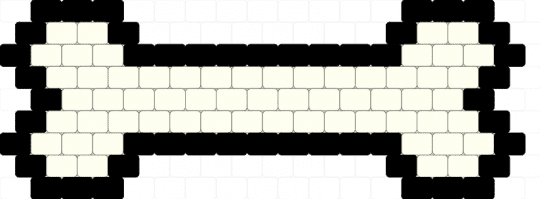 Black And White Bone - black,white