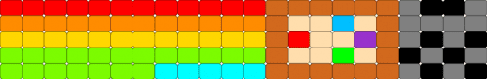 Nyan cat - green,orange,red,colorful