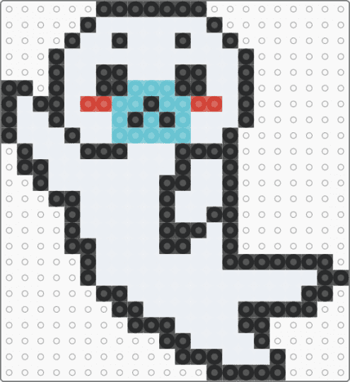 waving seal - white,light blue,seal,animals