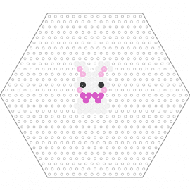 Bunny - bunny,rabbit,animal,cute,minimalistic,whimsy,gentle charm,pink,white
