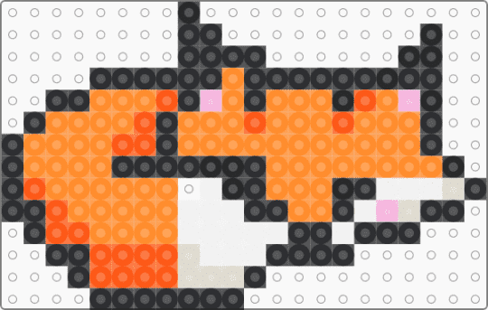 Sleeping Fox - orange,fox,sleeping,small