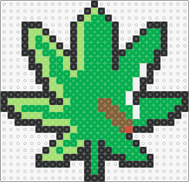Up&Smoke - marijuana,pot,leaf,smoking,bold,playful,green