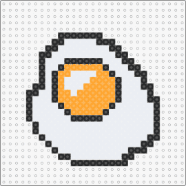 SunnySideUp - egg,sunny side up,over easy,food,breakfast,chicken,quirky,delightful,charming,simple,orange,white