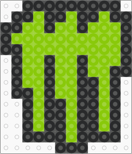 Monster Logo - black,green