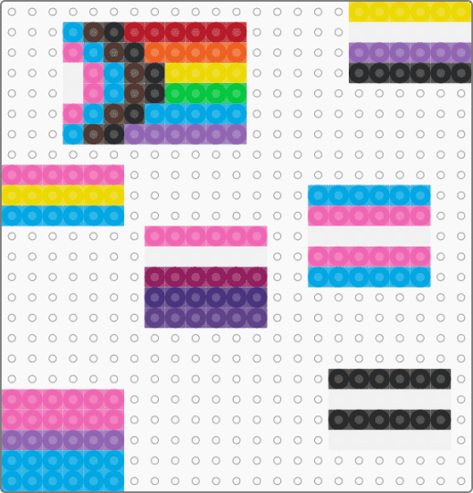 Pride flags - light blue,pink