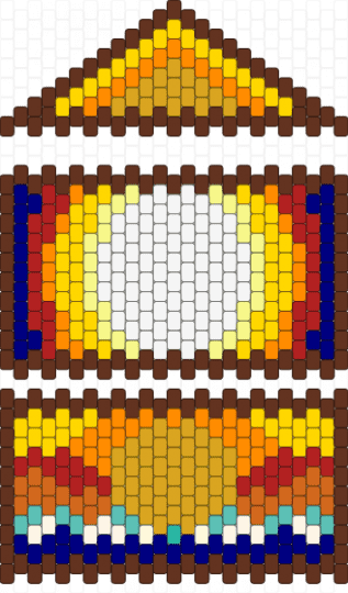 Sunrise Purse - brown,yellow,orange,purse,sun,sunrise