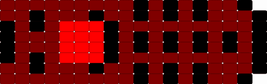 Red imaginary friend remote from Pressure - brown