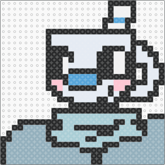Myth Of the Machine Mugman thing - light blue
