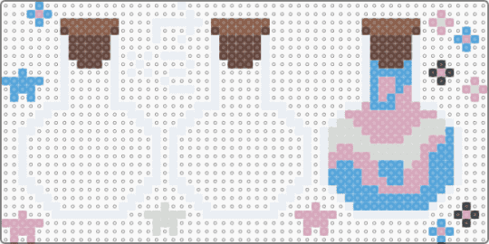 trans shaker - white,light blue,pink