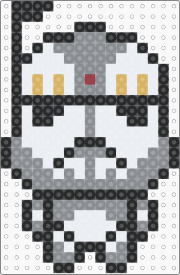 mini wolffe - white,gray