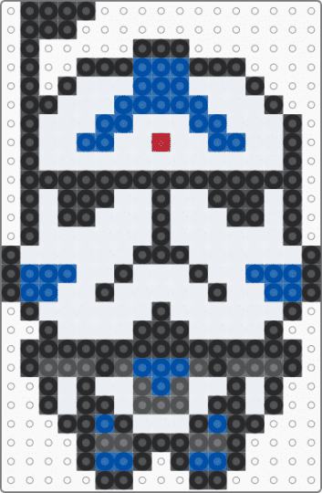 mini fives - storm trooper,starwars,white,blue