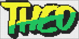 Theo3 - theo,name,graffiti,text,green,yellow